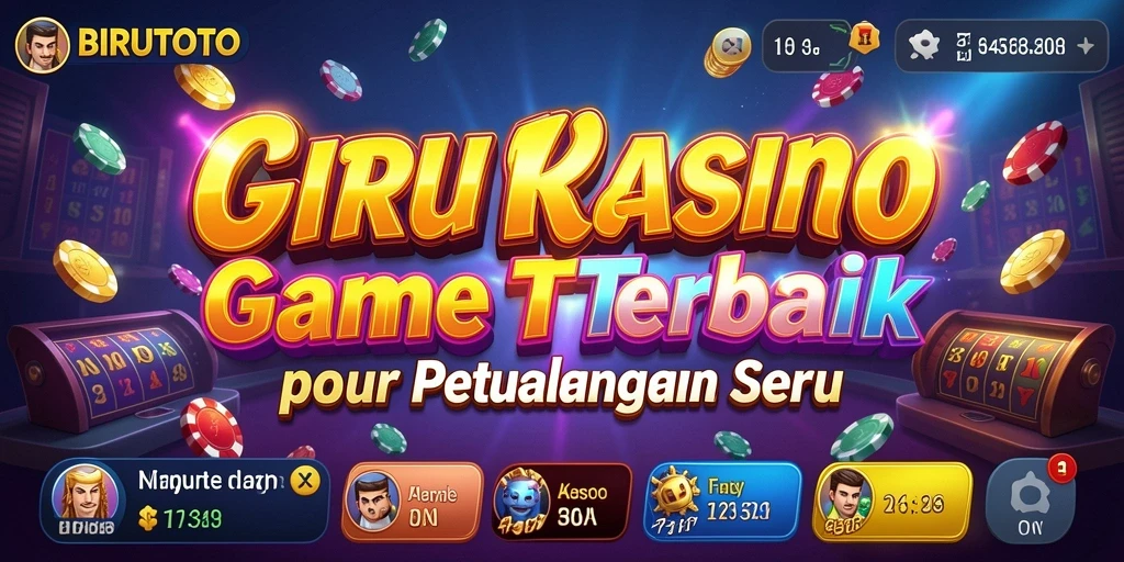 Tampilan utama gameplay BIRUTOTO yang menarik dan seru.