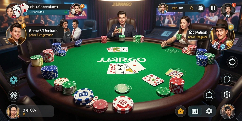 Tampilan gameplay JUARAGO yang menarik dan menegangkan.
