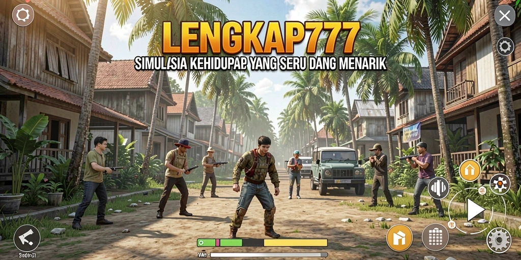 Tampilan gameplay LENGKAP777 yang mengasyikkan dan realistis.