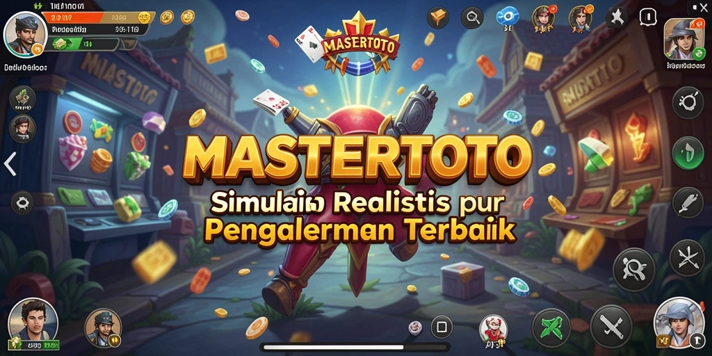 Tangkapan layar gameplay MASTERTOTO yang menampilkan skenario simulasi menarik.