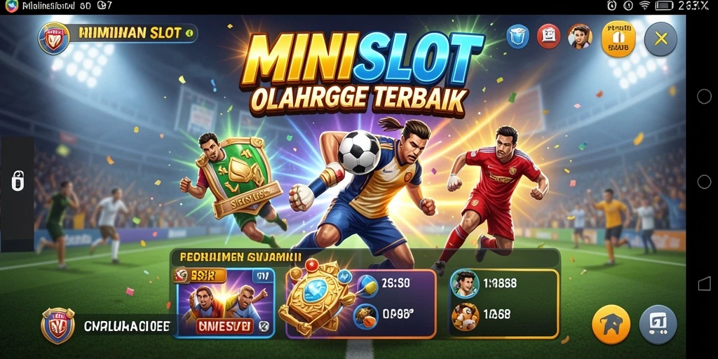 Tampilan menarik dari gameplay <strong>MINISLOT</strong> dengan tema olahraga yang mengasyikkan.