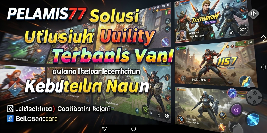 Tampilan antarmuka utama PELAMIS77 dengan fitur Utility yang lengkap.