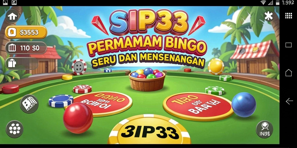 Tampilan fantastis dari gameplay SIP33 dengan serunya bermain Bingo.