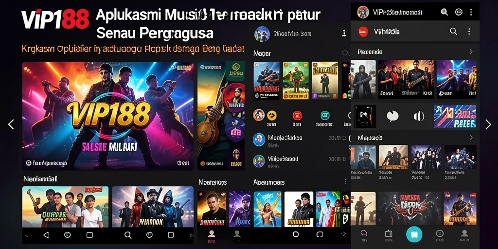 Tangkapan layar dari gameplay aplikasi VIP188 menampilkan pengalaman musik yang mengasyikkan.