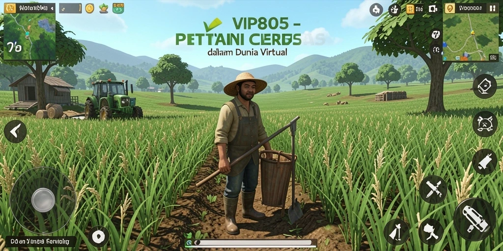 Gameplay seru dalam dunia pertanian virtual VIP805.